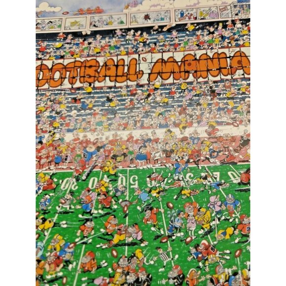 529 piece World's Most Difficult FOOTBALL edtion Jigasw Puzzle- complete!! - Picture 4 of 12